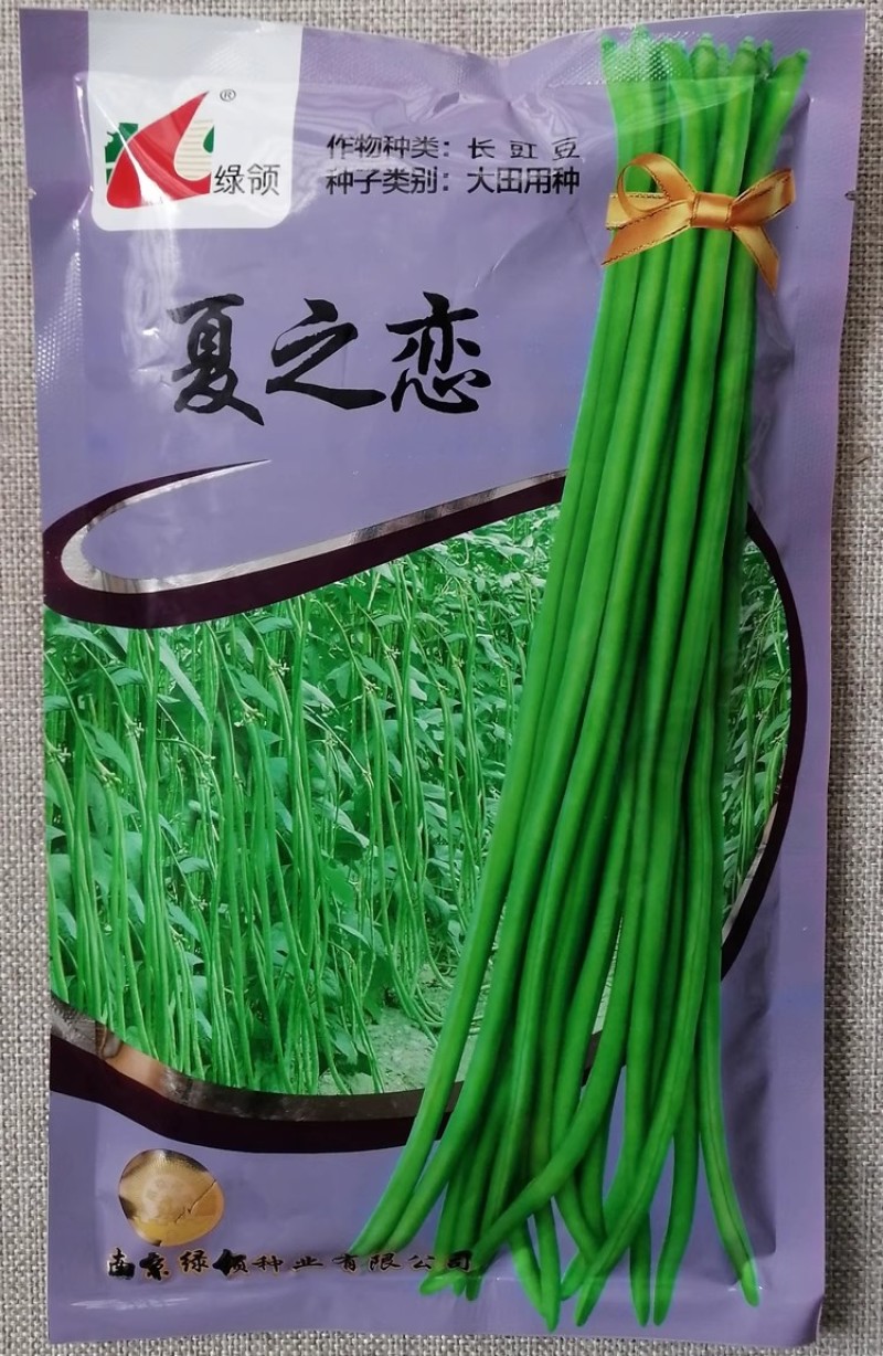 绿领夏之恋豆角种子耐热豇豆品种肉厚商品荚翠绿顺直