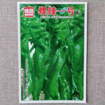 螺辣一号三号螺丝椒种子加长加粗高产大陇椒辣椒种籽果面微皱