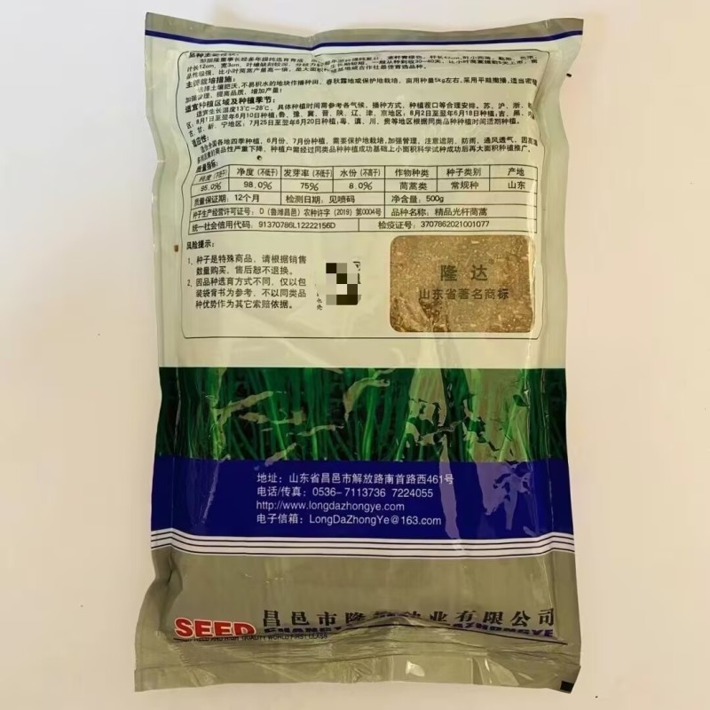 光杆茼蒿种子高杆速生茼蒿大田蔬菜种子茎白绿四季播