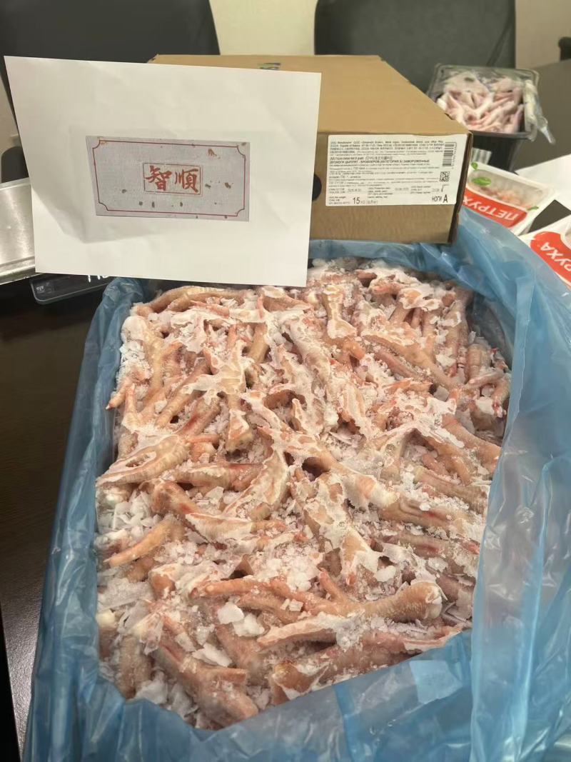 白俄罗斯进口冷冻鸡脚