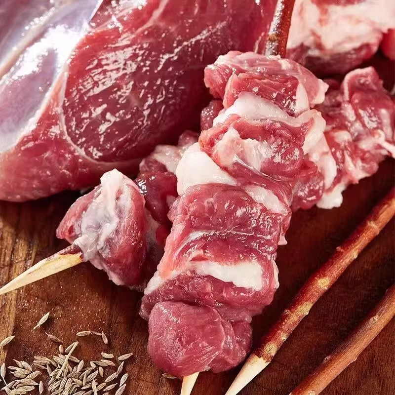 新鲜无骨羊肉5斤山羊肉羔羊肉偏肥散养去骨冷冻新鲜羊肉食材