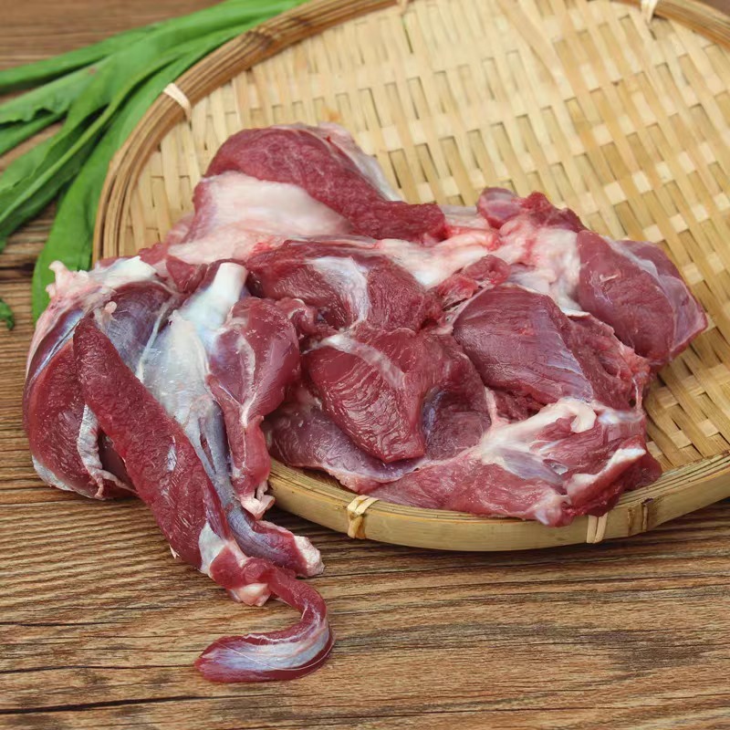 新鲜无骨羊肉5斤山羊肉羔羊肉偏肥散养去骨冷冻新鲜羊肉食材