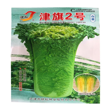 津旗2号青麻叶白菜种子直筒矮桩青麻叶心黄高产