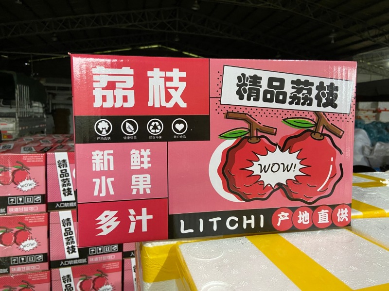 福建黑叶荔枝一件代发产地直发一手货源对接各大电商平台