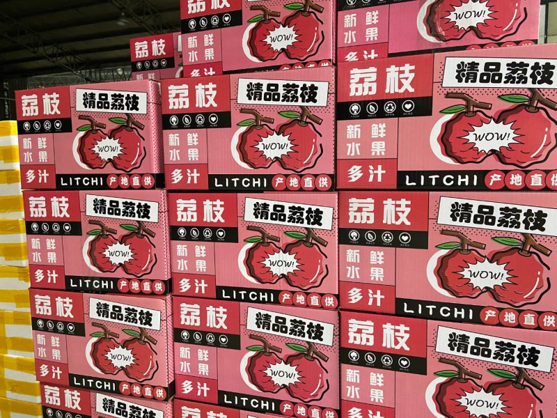 福建黑叶荔枝一件代发产地直发一手货源对接各大电商平台