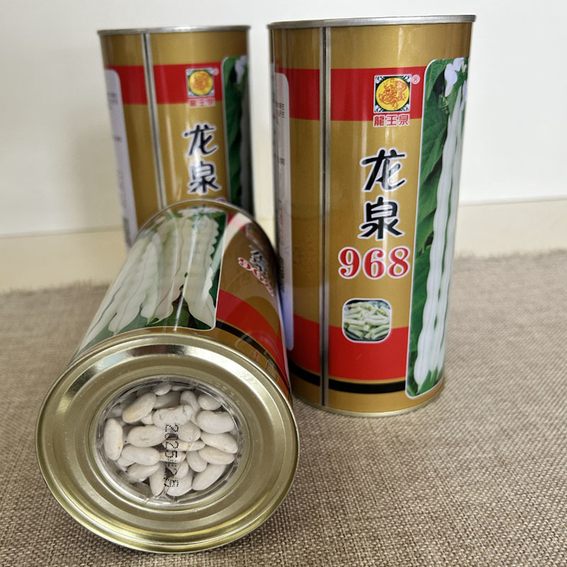 龙泉968豆角种子芸豆白不老九粒白豆角无丝无筋豆种籽
