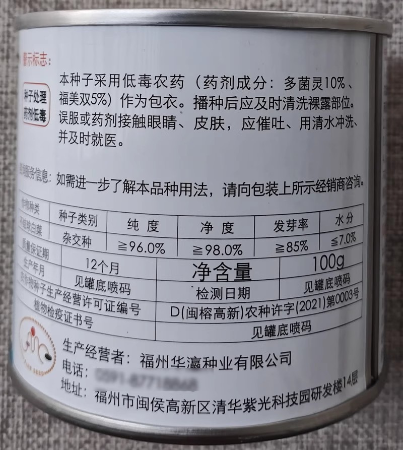 瀛青349杂交青梗菜种子耐热耐寒叶色浓绿优质高产四季播