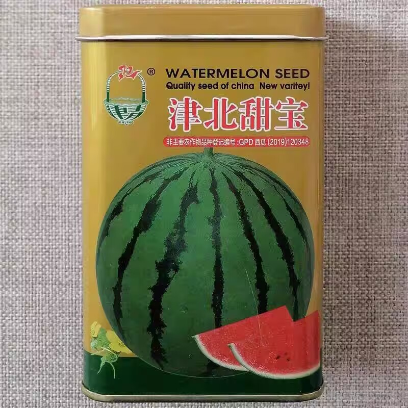 津北甜宝西瓜种子早熟麒麟京欣8424圆形西瓜种籽甜美多汁