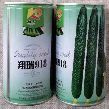 翔瑞918杂交油亮型露地黄瓜种子肉质翠绿耐湿热黑皮黄瓜种
