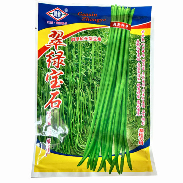 翠绿宝石豆角种子肉厚绿条长豆角结荚多耐高温耐老化