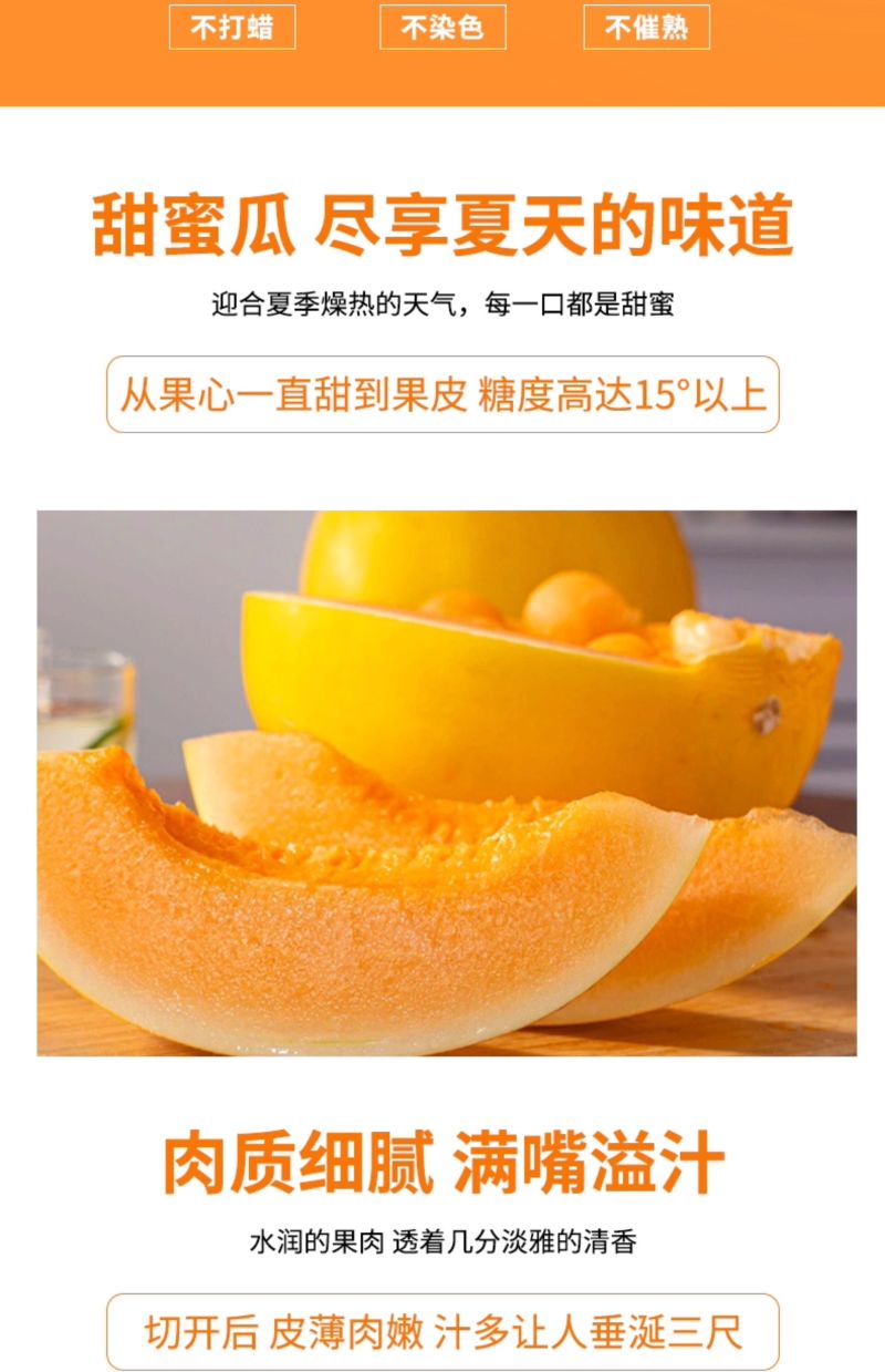 甘肃民勤沙漠蜜瓜一件代发产地直发一手货源对接各大电商平台