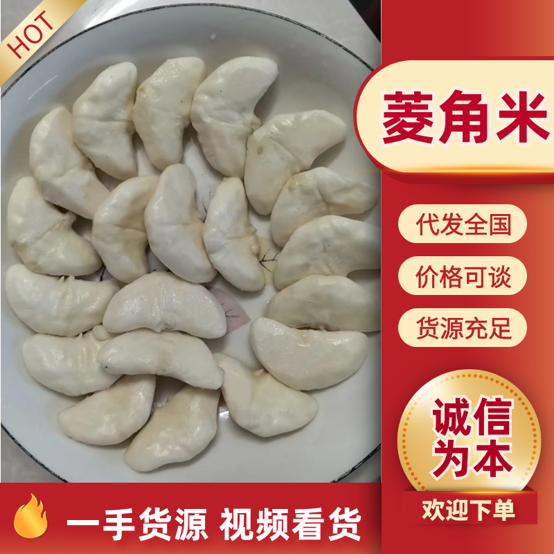 菱角产地直发品质保障对接全国视频看货量大优惠