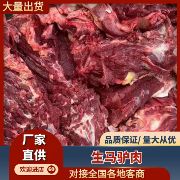 马肉、驴肉厂家直发冷链配送提供售后保障对接全国等