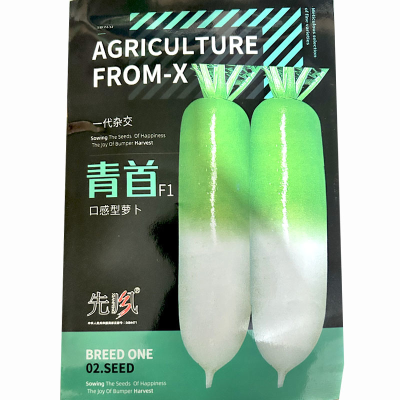 青首水果萝卜种子口感型萝卜皮薄肉嫩大田基地