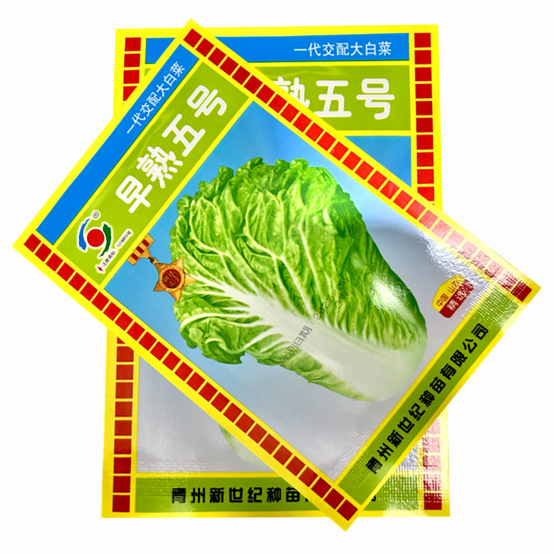 早熟五号白菜种子抗热耐寒3克大田叠抱耐运输