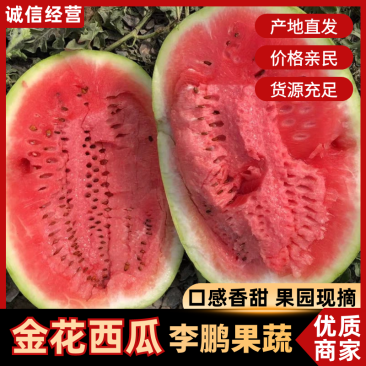 《宁夏金花西瓜》石头瓜/中卫西瓜/硒砂瓜/质量三包