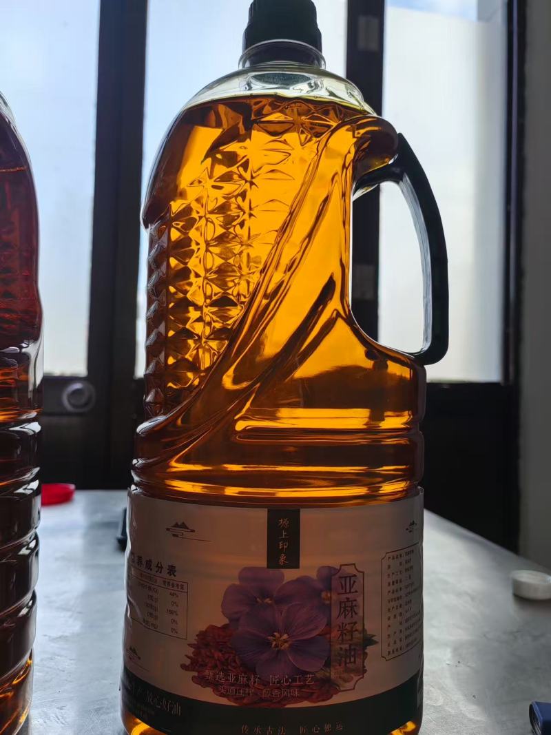 亚麻籽油厂家直销量大质优价格优惠支持视频看货采购