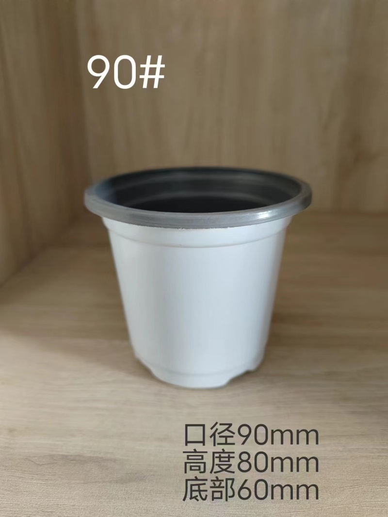 白色花盆