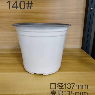 白色花盆