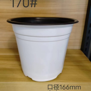 白色花盆材质工艺保障选用PP/pe..........