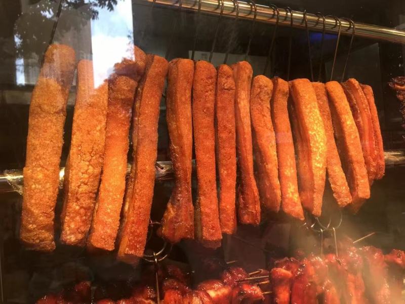 港式脆皮烧肉五花肉烧腩仔网红加热即食新鲜腌制酒店餐厅
