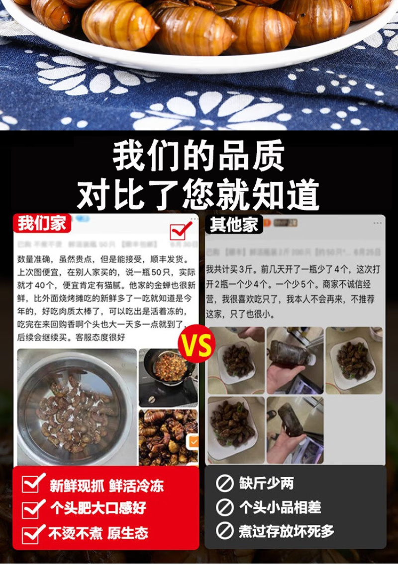 知了猴新鲜2025活体金蝉爬叉猴速冻知了龟特产