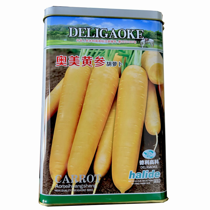 黄胡萝卜种子奥美黄参胡萝卜300g肉质细嫩大田基地