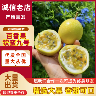 百香果钦蜜9号基地直发量大从优代发全国市场电商