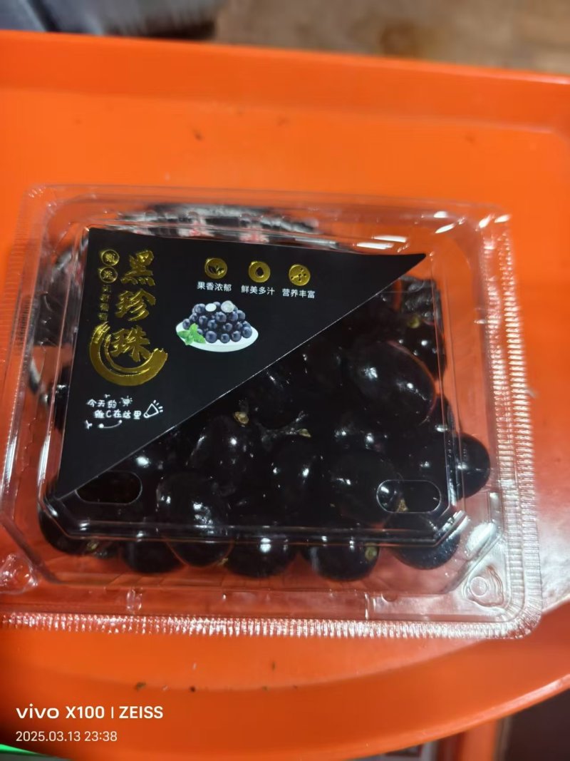 黑珍珠无籽葡萄大量供应对接全国客户价格优惠欢迎来电