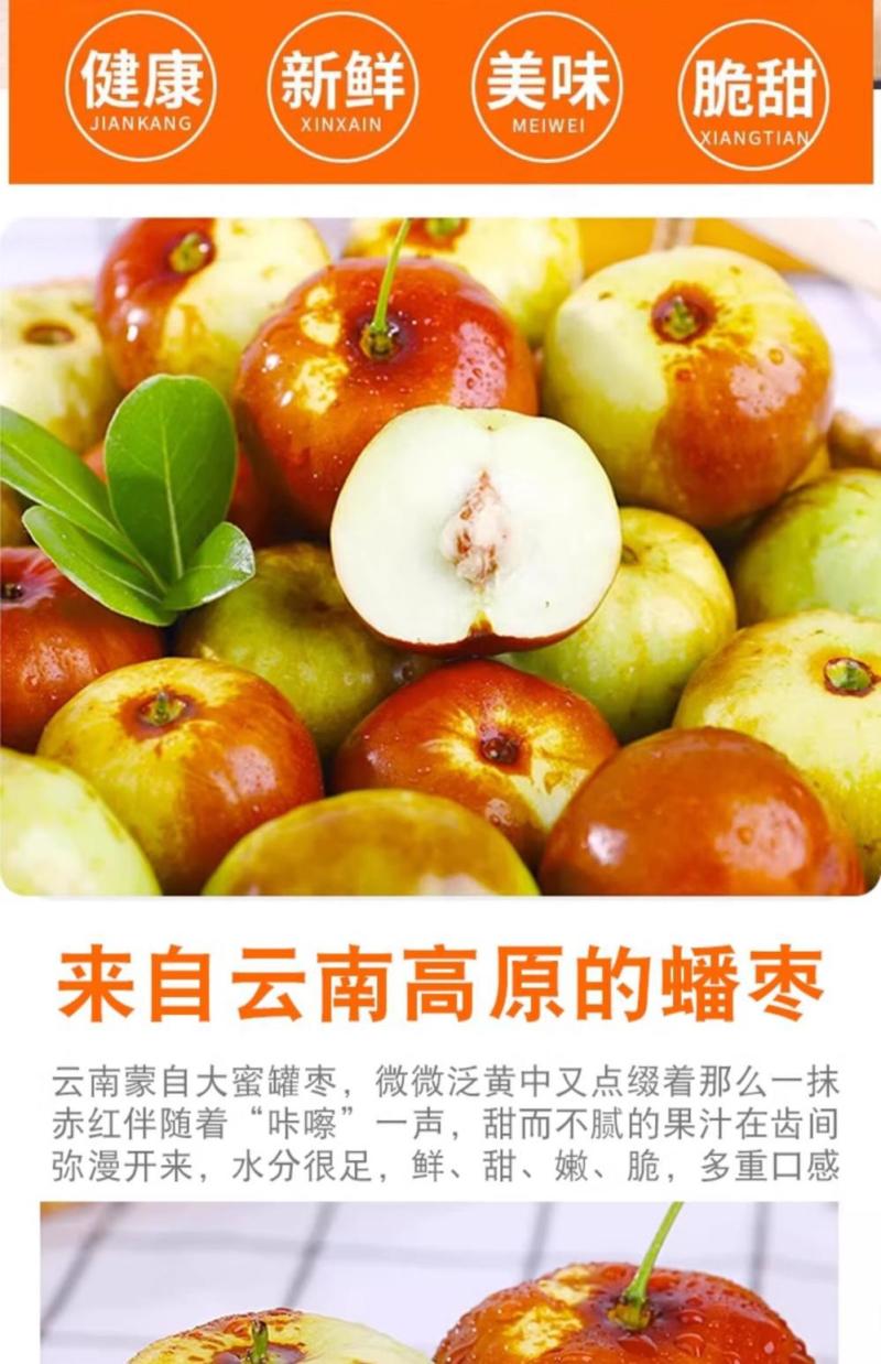 云南高山蟠枣一件代发产地直发一手货源对接各大电商平台