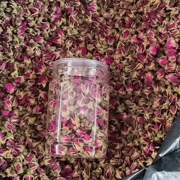 正宗苦水玫瑰***晾干玫瑰花茶无任何添加剂小罐装110g
