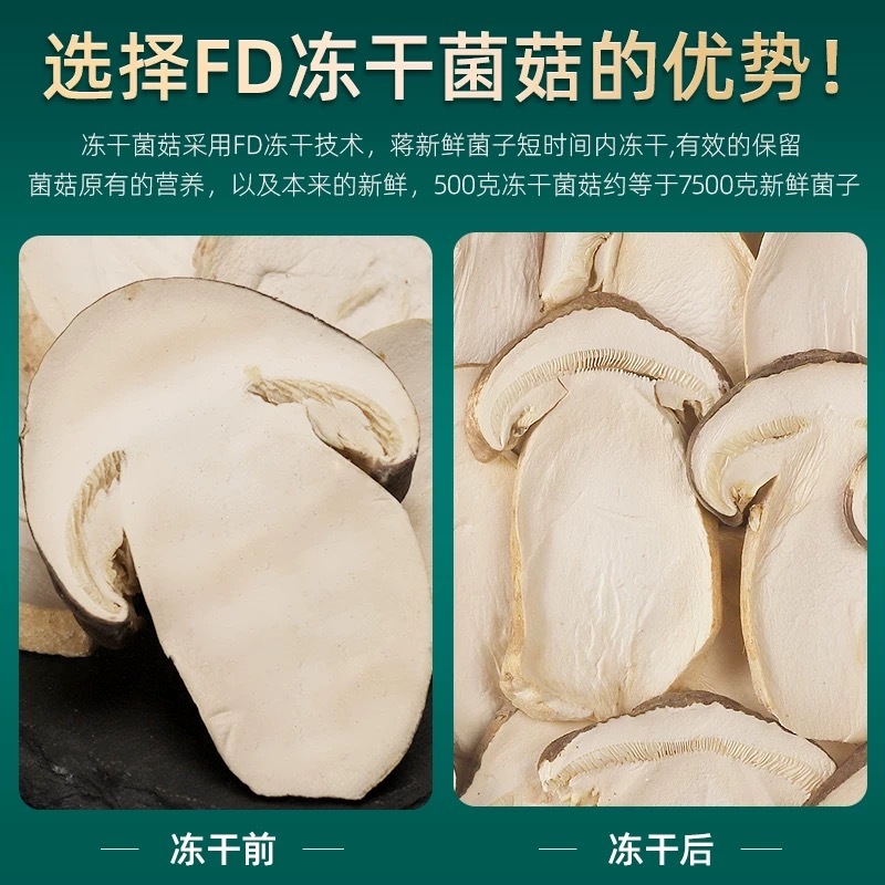 冻干松茸片礼盒装云南特产高山松茸片6盒装礼盒厂家批发