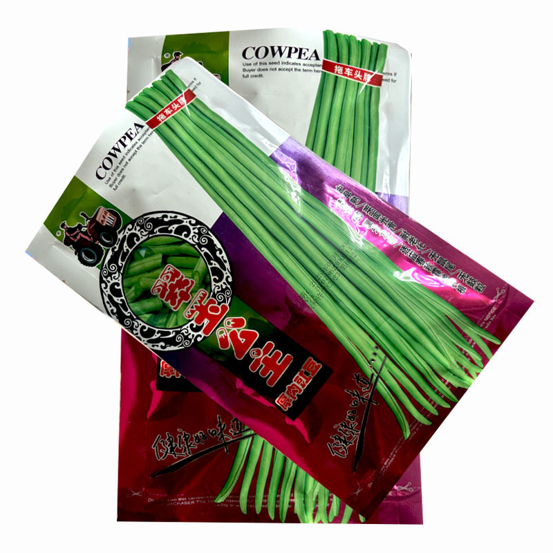 翠玉公主豇豆种子厚肉长豆角中早熟荚顺直耐老化无鼠尾