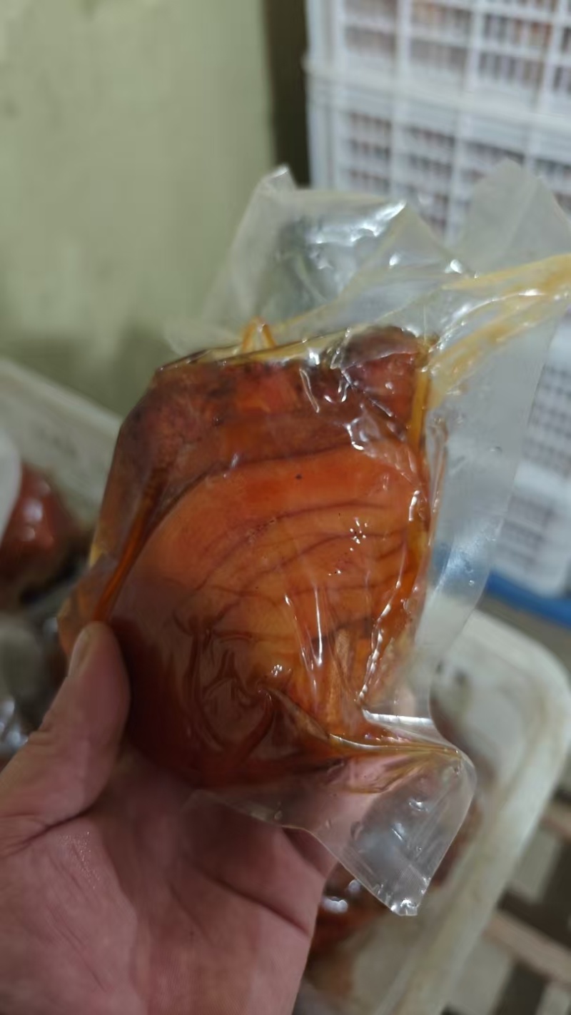 卤肉猪肘子厂家直销保质保量一手货源支持视频看货