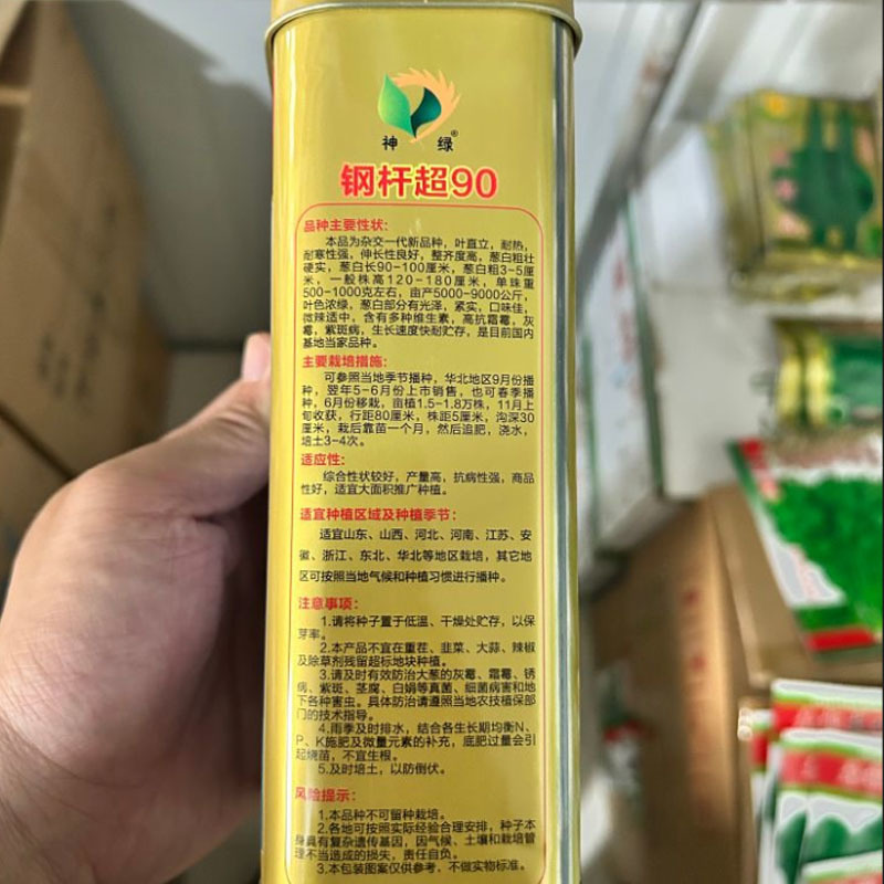 钢杆超90大葱种子葱白30-100cm耐热耐寒耐倒伏抗病
