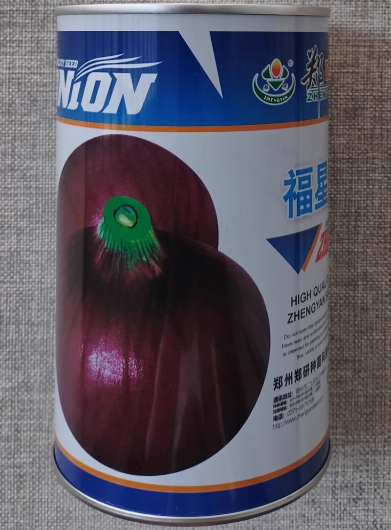 郑研福星洋葱种子紫红鲜亮肉质脆嫩高产优质大果洋葱种籽