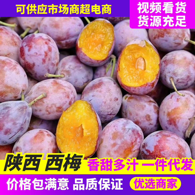 【一件代发】陕西大荔西梅精品，对接商超市场电商抖音拼夕夕