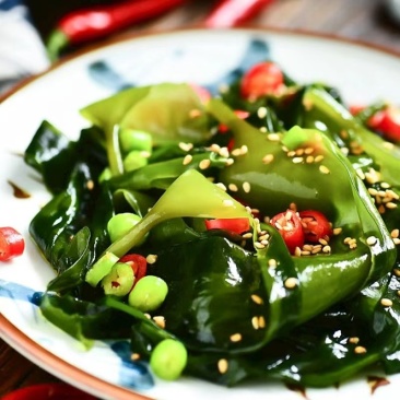 海带苗嫩苗特级新鲜干货火锅食材凉拌嫩芽盐渍小海带非干货