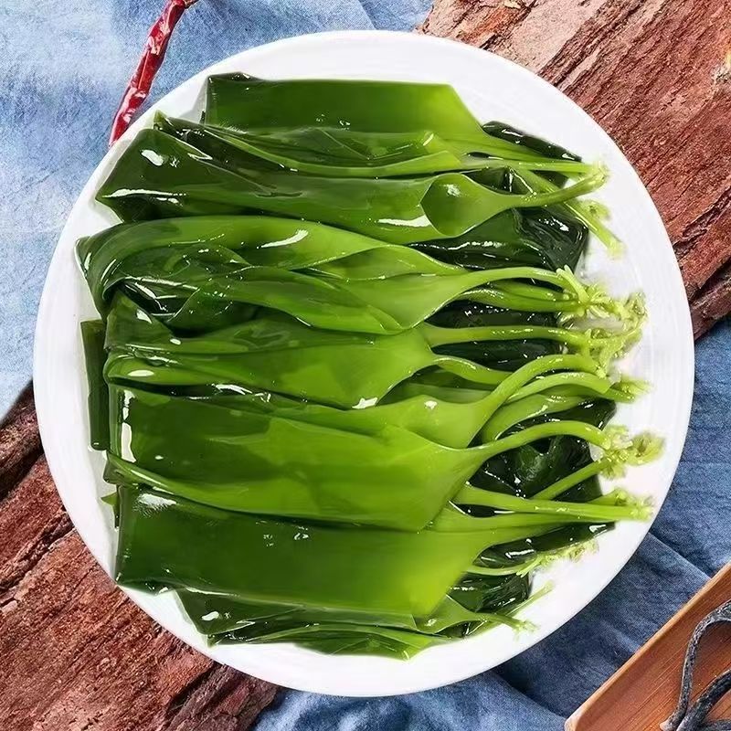 新鲜盐渍小海带芽口感爽脆适合火锅凉拌一手货源量大从优