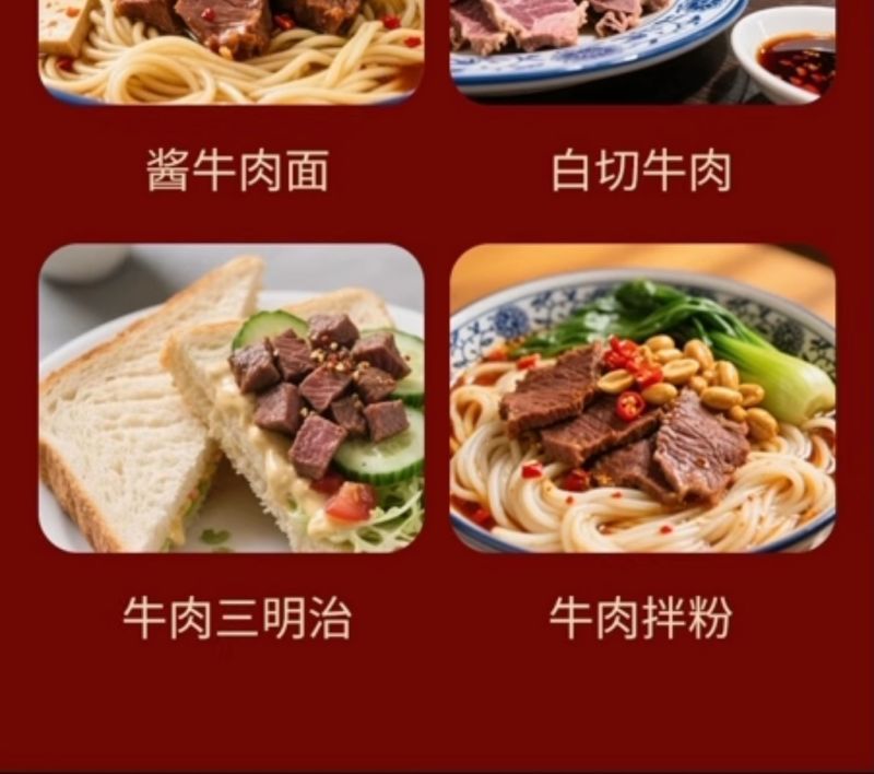 南街村五香牛肉真空包装熟卤牛肉开袋即食礼盒批发