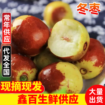 陕西大荔冬枣鲜枣对接电商全平台一件代发溯源直播多多买菜