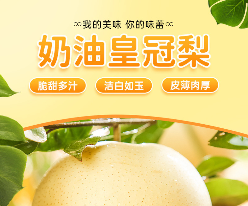河北白皇冠梨一件代发产地直发一手货源对接各大电商平台