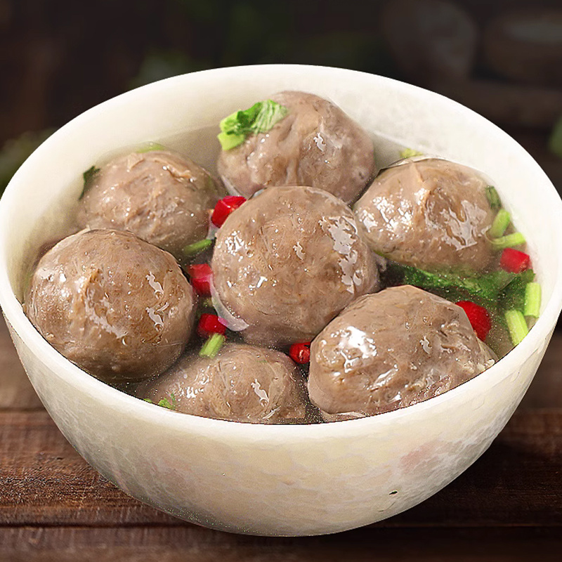 整箱潮汕牛肉丸牛筋丸汕头特产美食火锅烧烤食材批发麻辣烫串