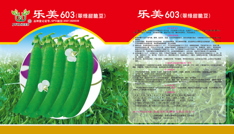 乐美603甜脆豆品质保证服务周到