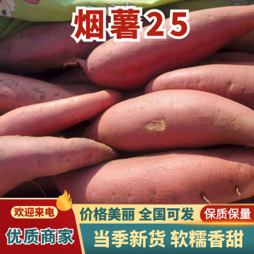 烟薯25红薯一手货源规格齐全，品质好，价格低，可视频看货