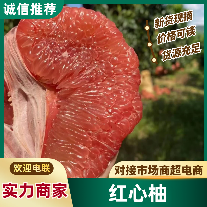 【热卖】红心柚湖北柚子果园直采现摘现发品质保障