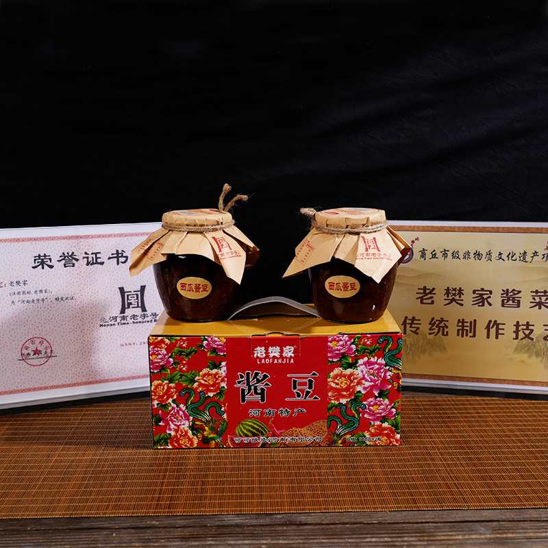 老樊家西瓜酱豆辣椒酱豆520g