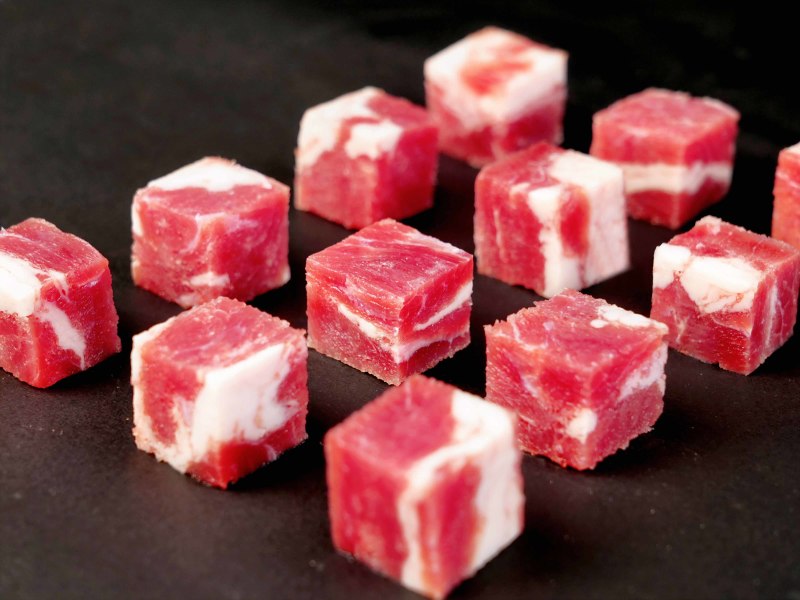 广西环江牛肉粒，冷链直发，一手货源，支持视频看货