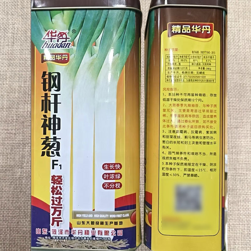 钢杆神葱大葱种子叶色浓绿葱白洁白硬实不分杈生长快