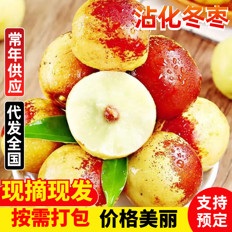 冬枣大量现货、对接电商、多多买菜、网红主播带货、商超、
